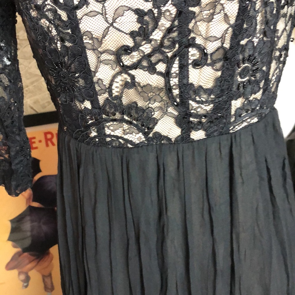 Alice + Olivia By Stacey Bendet Silk Black maxi dress Size 6 - Picture 14 of 16